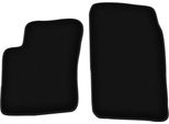 Wielganizator Tappetini Anteriori In Velluto Per Suzuki Grand Vitara XL7 (2002-2005, Suv) Neri, Set 2 Pz, Con Fissaggi