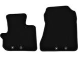 Wielganizator Tappetini Anteriori In Velluto Per Toyota Iq (2009-, Hatchback) Neri, Set 2 Pz, Con Fissaggi