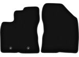 Wielganizator Tappetini Anteriori In Velluto Per Toyota Avensis Iii T27 (2009-2013, Station Wagon, Berlina, Liftback) Neri, Set 2 Pz, Con Fissaggi