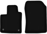 Wielganizator Tappetini Anteriori In Velluto Per Renault Twingo Ii (2007-2014, Hatchback) Neri, Set 2 Pz, Con Fissaggi