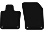 Wielganizator Tappetini Anteriori In Velluto Per Volvo V90 Ii (2016-, Station Wagon) Neri, Set 2 Pz, Con Fissaggi