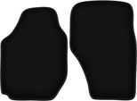 Wielganizator Tappetini Anteriori In Velluto Per Toyota RAV4 I (1994-2000, Suv) Neri, Set 2 Pz, Con Fissaggi