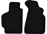Wielganizator Tappetini Anteriori In Velluto Per Toyota Celica V (1989-1993, Cabrio, Coupé, Liftback) Neri, Set 2 Pz, Con Fissaggi