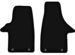 Wielganizator Tappetini Anteriori In Velluto Per Volkswagen Transporter T5 (2003-2015, Furgone) Neri, Set 2 Pz, Con Fissaggi