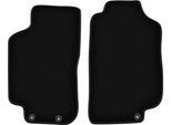 Wielganizator Tappetini Anteriori In Velluto Per Saab 9-5 I (1997-2009, Station Wagon, Berlina) Neri, Set 2 Pz, Con Fissaggi