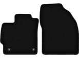 Wielganizator Tappetini Anteriori In Velluto Per Toyota Prius Iii XW30 (2011-2015, Hatchback) Neri, Set 2 Pz, Con Fissaggi