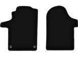 Wielganizator Tappetini Anteriori In Velluto Per Mercedes Vito W447 (2014-, Furgone) Neri, Set 2 Pz, Con Fissaggi