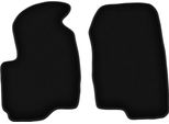 Wielganizator Tappetini Anteriori In Velluto Per Mitsubishi Colt Vii (2004-2008, Hatchback) Neri, Set 2 Pz, Con Fissaggi