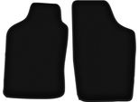 Wielganizator Tappetini Anteriori In Velluto Per Nissan Micra K10 (1983-1991, Hatchback) Neri, Set 2 Pz, Con Fissaggi