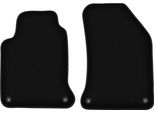 Wielganizator Tappetini Anteriori In Velluto Per Renault Laguna Ii (2001-2007, Station Wagon, Liftback) Neri, Set 2 Pz, Con Fissaggi
