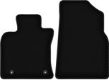 Wielganizator Tappetini Anteriori In Velluto Per Toyota Camry Ix (2017-, Berlina) Neri, Set 2 Pz, Con Fissaggi
