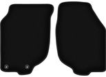 Wielganizator Tappetini Anteriori In Velluto Per Rover 25 (1999-2005, Hatchback) Neri, Set 2 Pz, Con Fissaggi