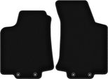 Wielganizator Tappetini Anteriori In Velluto Per Volkswagen Golf Iv (1998-2002, Cabriolet) Neri, Set 2 Pz, Con Fissaggi