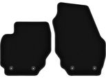 Wielganizator Tappetini Anteriori In Velluto Per Volvo XC70 Iii (2007-2016, Station Wagon) Neri, Set 2 Pz, Con Fissaggi