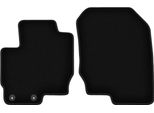 Wielganizator Tappetini Anteriori In Velluto Per Mitsubishi Colt Vii (2008-2012, Hatchback) Neri, Set 2 Pz, Con Fissaggi
