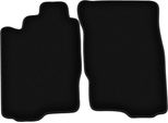 Wielganizator Tappetini Anteriori In Velluto Per Mitsubishi Eclipse Iv (2006-, Coupé) Neri, Set 2 Pz, Con Fissaggi