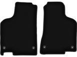 Wielganizator Tappetini Anteriori In Velluto Per Volkswagen Lupo 3L (1997-2005, Hatchback) Neri, Set 2 Pz, Con Fissaggi
