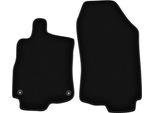 Wielganizator Tappetini Anteriori In Velluto Per Renault Megane Iii (2008-2015, Cabriolet) Neri, Set 2 Pz, Con Fissaggi