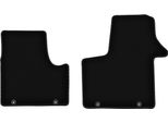 Wielganizator Tappetini Anteriori In Velluto Per Renault Trafic Iii (2014-, Furgone) Neri, Set 2 Pz, Con Fissaggi