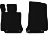 Wielganizator Tappetini Anteriori In Velluto Per Mercedes Eqc N293 (2019-, Suv) Neri, Set 2 Pz, Con Fissaggi