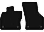 Wielganizator Tappetini Anteriori In Velluto Per Volkswagen Passat B8 Fl (2019-, Station Wagon, Berlina) Neri, Set 2 Pz, Con Fissaggi