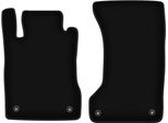 Wielganizator Tappetini Anteriori In Velluto Per Mercedes W211 4Matic (2003-2009, Berlina, Station Wagon) Neri, Set 2 Pz, Con Fissaggi