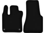 Wielganizator Tappetini Anteriori In Velluto Per Smart Fortwo Iii (2014-2020, Hatchback) Neri, Set 2 Pz, Con Fissaggi