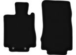 Wielganizator Tappetini Anteriori In Velluto Per Mercedes S W220 (1998-2005, Lunga) Neri, Set 2 Pz, Con Fissaggi