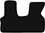 Wielganizator Tappetini Anteriori In Velluto Per Volkswagen Transporter T4 (1992-2003, Furgone) Neri, Set 2 Pz, Con Fissaggi
