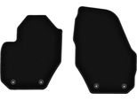 Wielganizator Tappetini Anteriori In Velluto Per Volvo S60 Ii (2010-2018, Long / Lungo) Neri, Set 2 Pz, Con Fissaggi