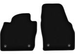 Wielganizator Tappetini Anteriori In Velluto Per Skoda Kamiq (2019-, Crossover) Neri, Set 2 Pz, Con Fissaggi