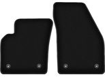 Wielganizator Tappetini Anteriori In Velluto Per Volvo C70 Ii (2005-2013, Coupé) Neri, Set 2 Pz, Con Fissaggi