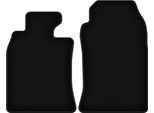Wielganizator Tappetini Anteriori In Velluto Per Mini Cooper R52 (2004-2008, Cabrio) Neri, Set 2 Pz, Con Fissaggi