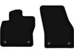 Wielganizator Tappetini Anteriori In Velluto Per Skoda Kodiaq (2016-, 7 Persone) Neri, Set 2 Pz, Con Fissaggi