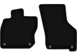 Wielganizator Tappetini Anteriori In Velluto Per Volkswagen Golf Viii Etsi (2020-, Alltrack, Hatchback, Station Wagon, Variant) Neri, Set 2 Pz, Con Fissaggi