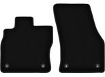 Wielganizator Tappetini Anteriori In Velluto Per Volkswagen Caddy Iv (2020-, Furgoncino) Neri, Set 2 Pz, Con Fissaggi