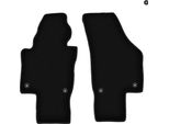 Wielganizator Tappetini Anteriori In Velluto Per Volkswagen Passat B6 / B7 Usa (2005-2014, Berlina, Station Wagon) Neri, Set 2 Pz, Con Fissaggi