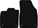 Wielganizator Tappetini Anteriori In Velluto Per Volkswagen ID.4 (2020-, Crossover) Neri, Set 2 Pz, Con Fissaggi