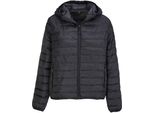 Sols - Giacca Trapuntata "Stream"" Con Cappuccio Da Donna PC7793 (L) (Nero)"