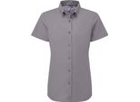 Premier - Camicia Formale "Supreme"" Da Donna A Maniche Corte PC7795 (Xxs) (Acciaio)"