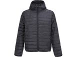 Sols - Giacca Trapuntata Con Cappuccio "Stream"" Da Uomo PC7797 (L) (Nero)"