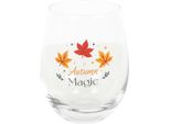 Something Different - Bicchiere Senza Tappo "Autumn Magic"" SD9809 (Taglia Unica) (Trasparente/Giallo/Blu Scuro)"