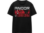 Star Wars - Maglietta "Andor Rebel Spy"" Per Uomo/Donna Unisex TV17103 (L) (Nero)"