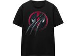 Deadpool & Wolverine - T-Shirt Unisex Uomo/Donna TV17141 (S) (Nero)