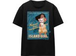 Moana - Maglietta "Island Girl"" Per Uomo/Donna Unisex TV17148 (Xl) (Nero)"