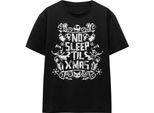 The Nightmare Before Christmas - Maglietta "No Sleep Till Xmas"" Per Bambini/Donne Unisex TV17325 (M) (Schwarz)"