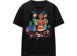 Disney Princess - "Extra Girl Power!"" Maglietta Per Uomo/Donna Unisex TV17153 (M) (Nero)"