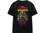 Deadpool & Wolverine - T-Shirt Unisex Uomo/Donna TV17233 (M) (Nero)