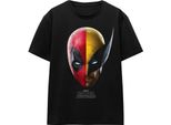 Deadpool & Wolverine - T-Shirt Unisex Uomo/Donna TV17373 (M) (Nero)