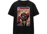 Deadpool & Wolverine - Maglietta "Wolverine Salva Deadpool"" Per Bambini/Donne Unisex TV17267 (M) (Schwarz)"